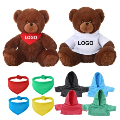 Custom Embroidered Logo Teddy Bear Manufacturer