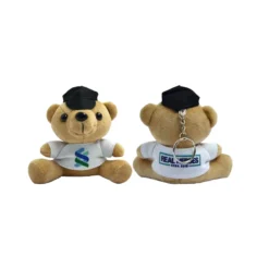Custom Logo Plush Keychains for Brand Promotion
