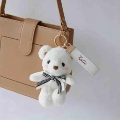 Mini Plush Doll Bag Charms with Outfits
