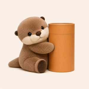 Custom Weighted Microwaveable Otter Plush Toy UK