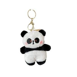 Bududu Custom-made Mini Cute Cotton PP Cotton Filled Plush Keychains Manufacturer Pet Sound Pendant BB Meow Stuffed Magnetic